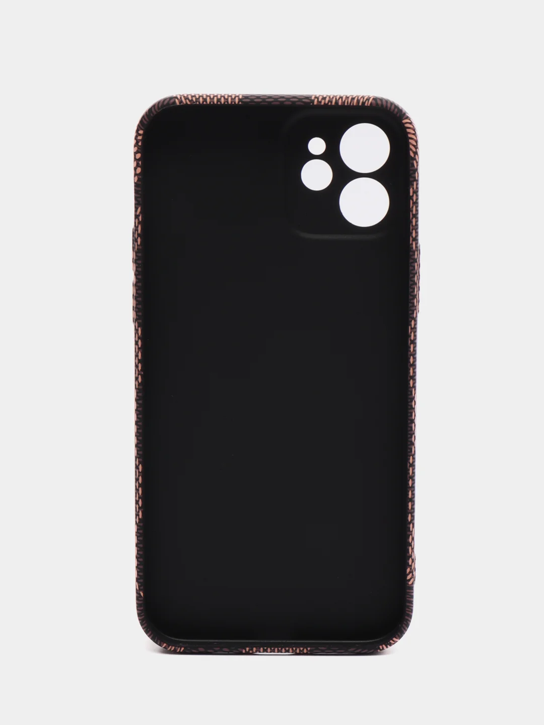 Тёмно-коричневый чехол KAWS для iPhone 12