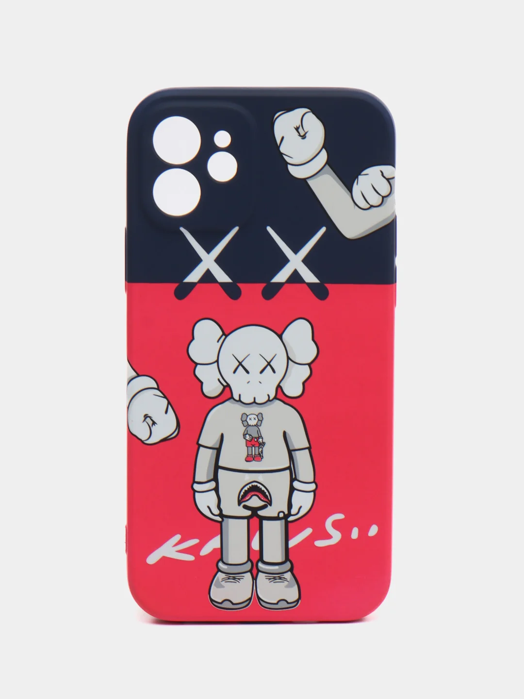Фуксия чехол KAWS для iPhone 12