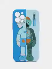 Голубой чехол для iPhone 12 Pro KAWS