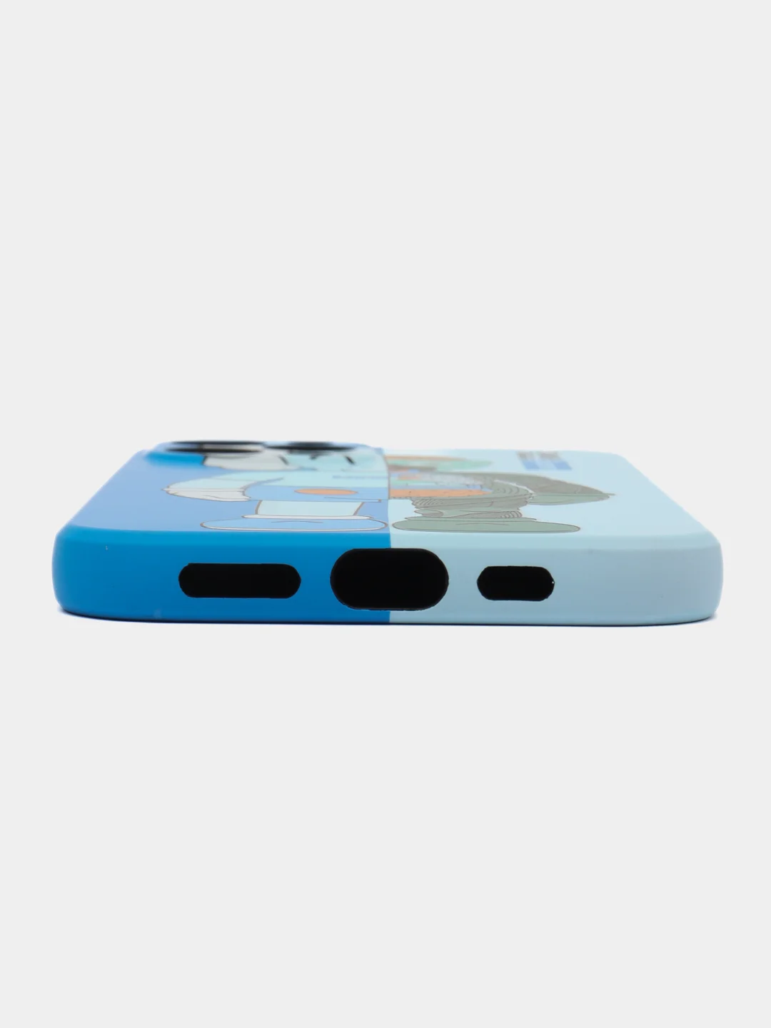 Голубой чехол для iPhone 12 Pro KAWS