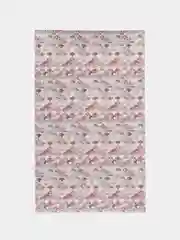Розовый кожзам "Чешуя", 20*33 см
