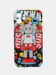 Красный чехол KAWS для iPhone 12