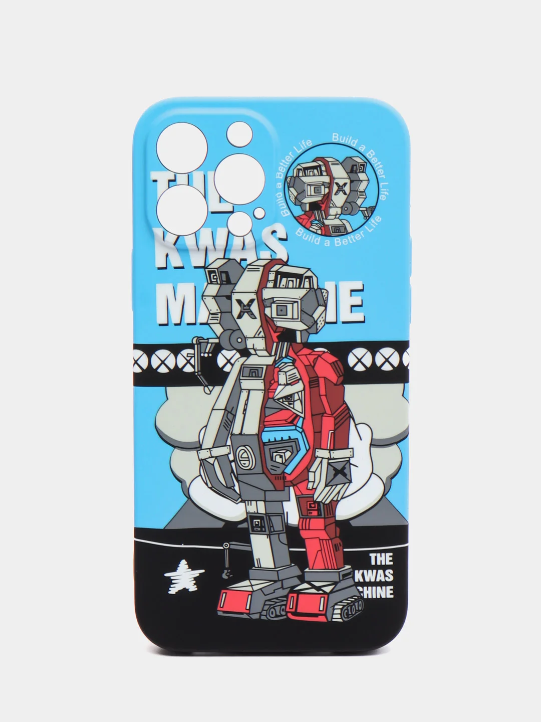 Лазурный чехол Kaws для iPhone 13 Pro Max