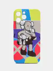 Фиолетовый чехол Kaws для iPhone 13 Pro Max