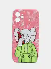 Коралловый меланж чехол KAWS для iPhone 12