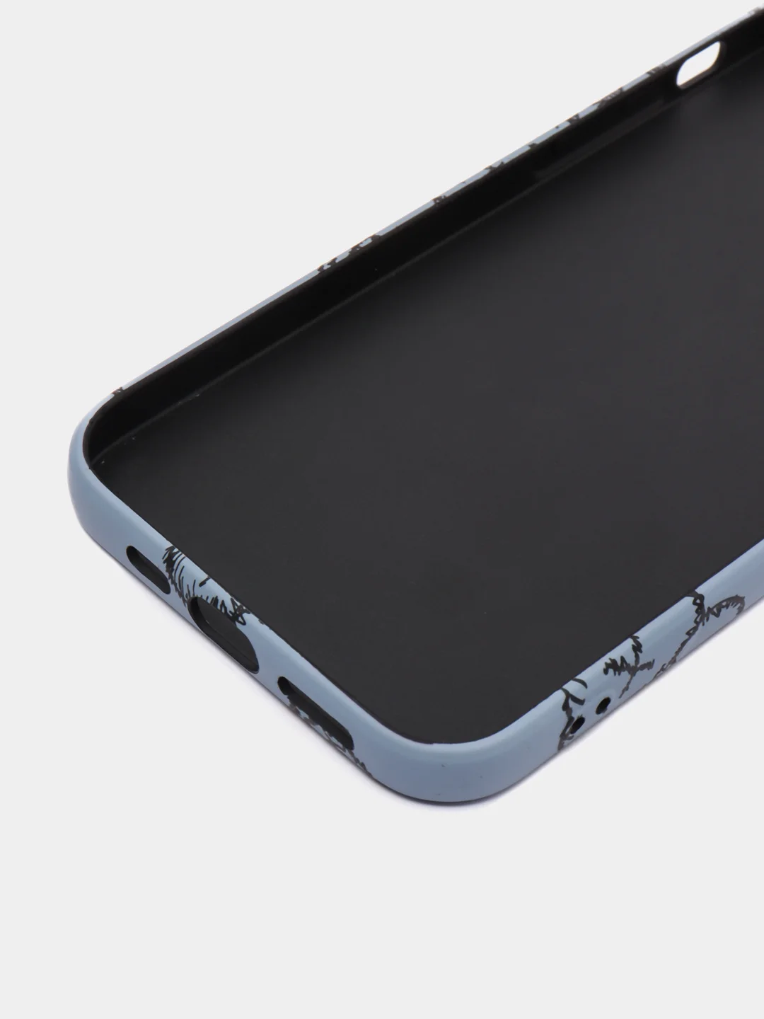 Небесно-голубой чехол KAWS для iPhone 12