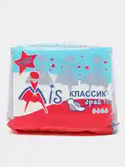 Гигиенические прокладки МИС КЛАССИК ДРАЙ (сеточка) 4 капли 10 штук