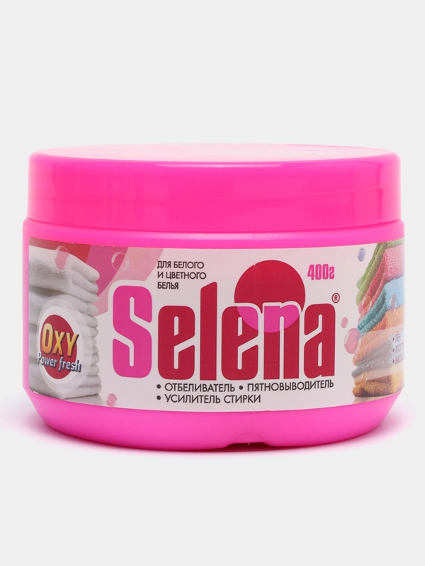 Отбеливатель Selena для белых и цветных тканей, 400 г