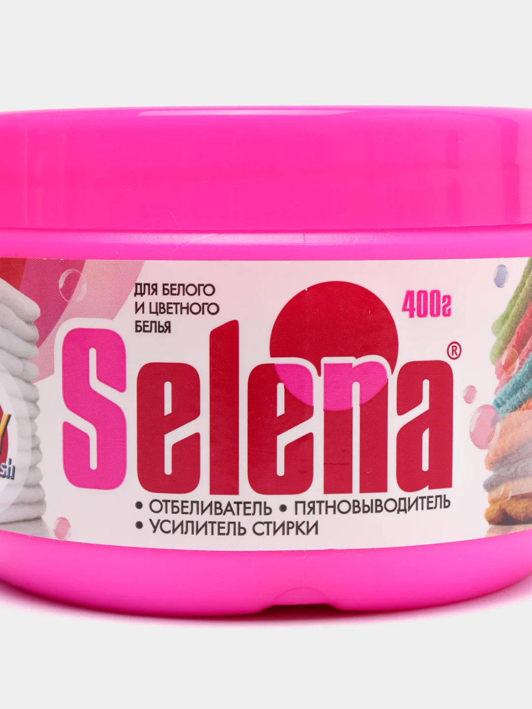 Отбеливатель Selena для белых и цветных тканей, 400 г