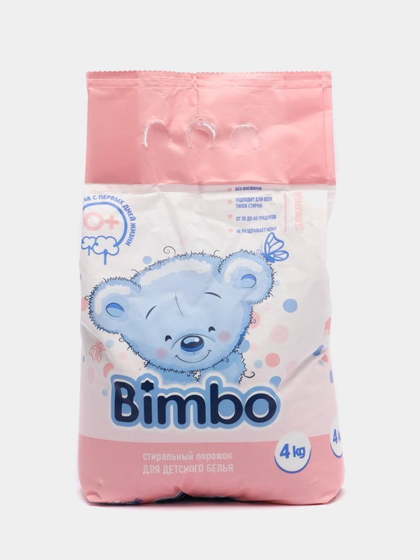 Детский стиральный порошок Bimbo, 0+, 4 кг