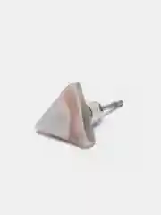 Белый серьги гвоздики, мраморные
