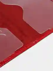 Красный обложка для паспорта из натуральной кожи, 3 цвета