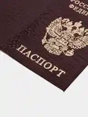 Багровый обложка для паспорта из натуральной кожи, 3 цвета