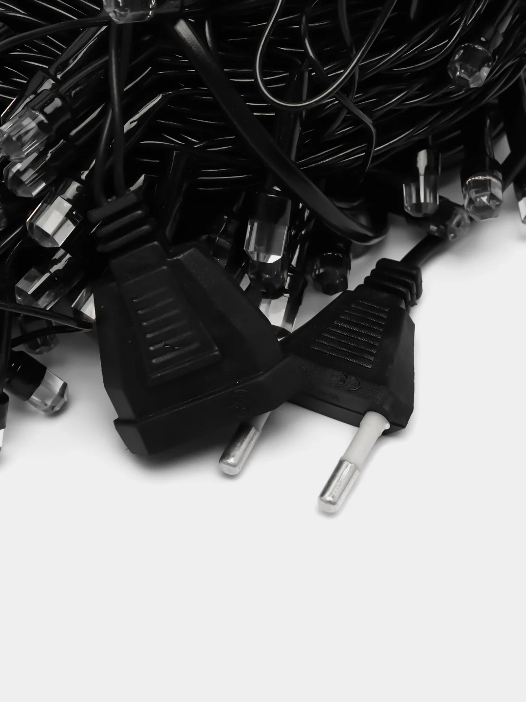 Черный гирлянда из лампочек, LED
