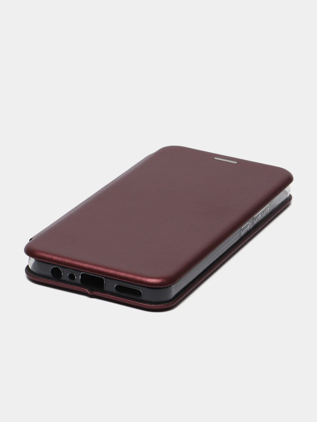 Бордовый чехол книжка для REALME C30S / NARZO 50i prime / REALME C30