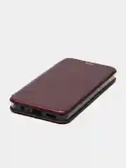 Бордовый чехол книжка для REALME C30S / NARZO 50i prime / REALME C30