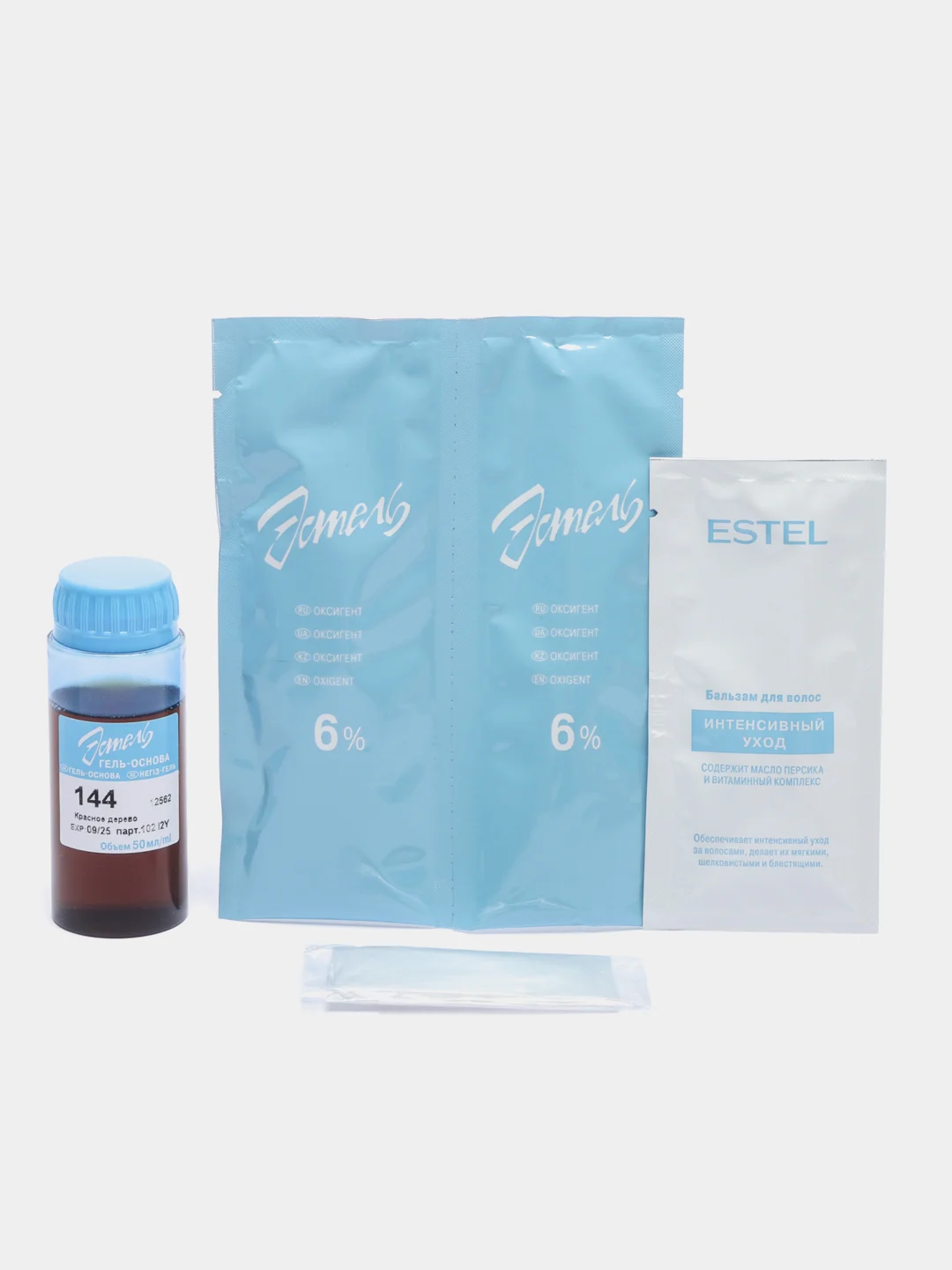 Стойкая гель-краска для волос Estel Quality Color 144, красное дерево