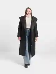 Черный пуховик женский зимний Палето