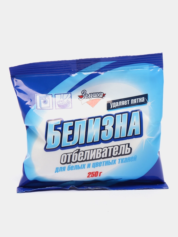 Отбеливатель Золушка "Белизна", для белых и цветных тканей, 250 г