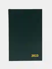 Зеленый ежедневник А5, датированный, 2023 год