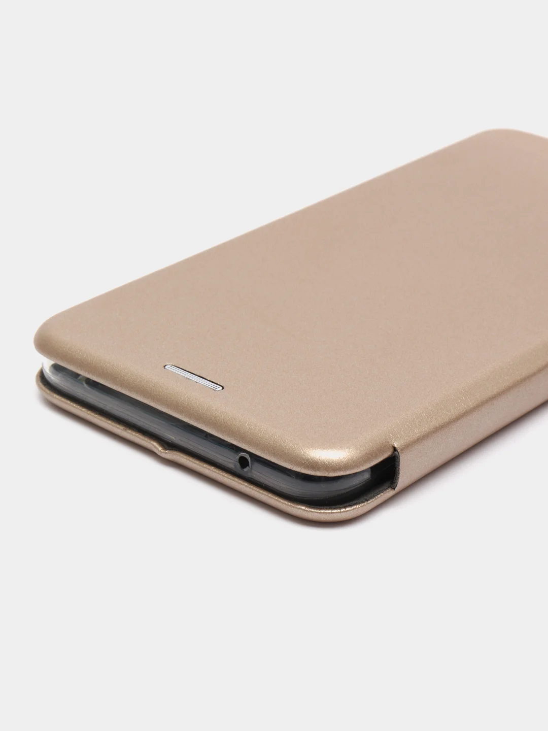 Золотой чехол-книжка на Xiaomi Mi 8, Mi 8 lite, Mi 8 SE, из экокожи, с карманом для карт