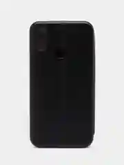 Черный чехол книжка из эко кожи с карманом на Samsung A5, A6, A8 Plus 2018, A10S, A107 2019