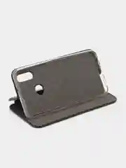 Черный чехол книжка из эко кожи с карманом на Samsung A5, A6, A8 Plus 2018, A10S, A107 2019