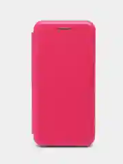Фуксия чехол книжка из эко кожи с карманом на Samsung A5, A6, A8 Plus 2018, A10S, A107 2019
