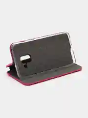 Фуксия чехол книжка из эко кожи с карманом на Samsung A5, A6, A8 Plus 2018, A10S, A107 2019