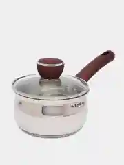 Ковш из нержавеющей стали с крышкой  1.1 л 14 см VENSAL Joli VS1542