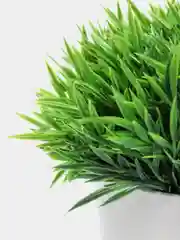 Белый искусственные цветы в кашпо, декор для дома, интерьера