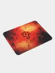 Красный игровой коврик для мыши 2 принта DOTA 2 World of Warcraft WOW, 260 х 210, тканевый