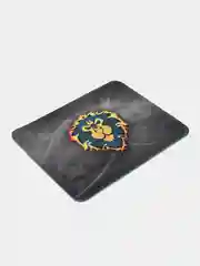 Угольный игровой коврик для мыши 2 принта DOTA 2 World of Warcraft WOW, 260 х 210, тканевый