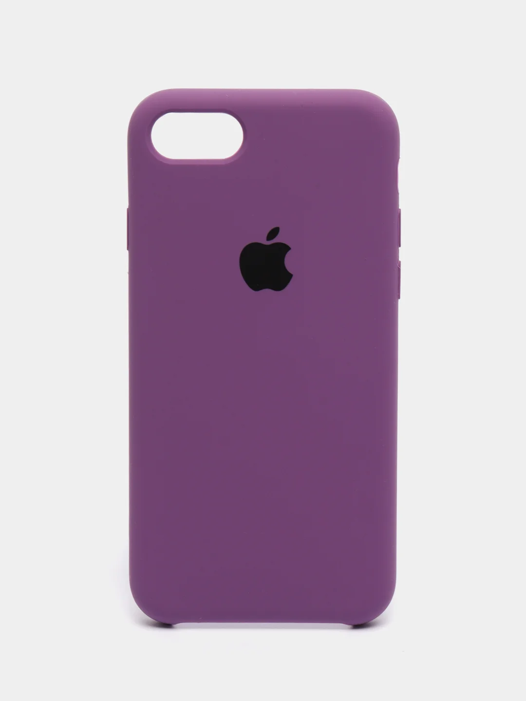 Тёмно-бордовый чехол Silicone Case для iPhone 7, 8, SE 2020, с открытым низом