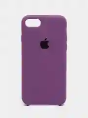 Тёмно-бордовый чехол Silicone Case для iPhone 7, 8, SE 2020, с открытым низом