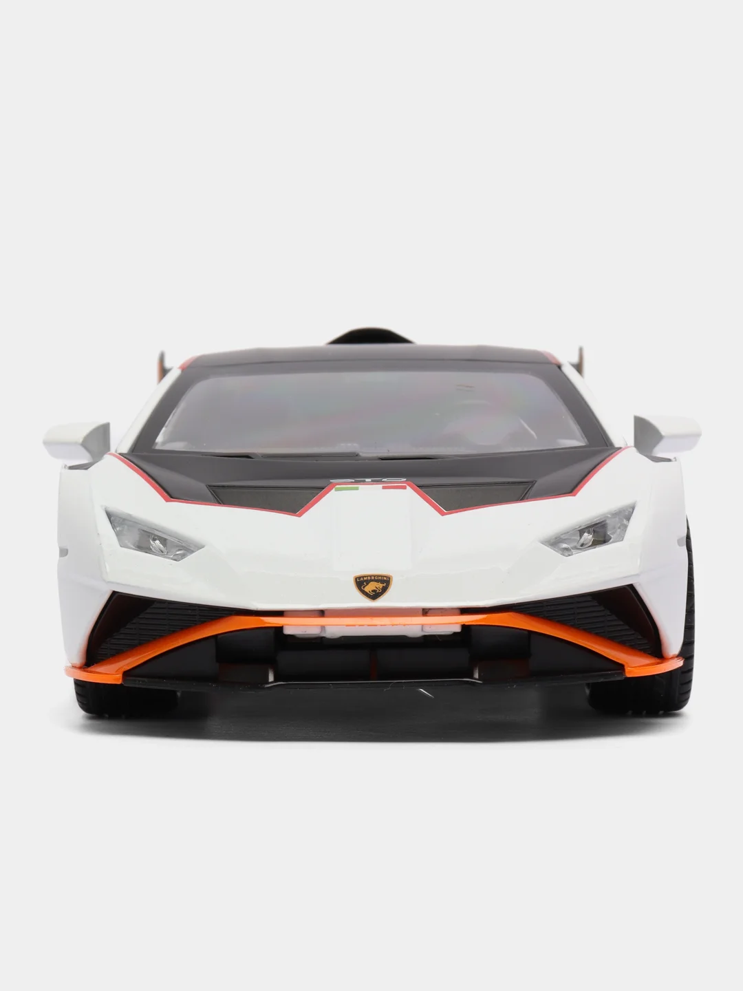 Белый металлическая модель ламборгини, свет, звук, 1:24, 1900-11