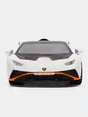 Белый металлическая модель ламборгини, свет, звук, 1:24, 1900-11