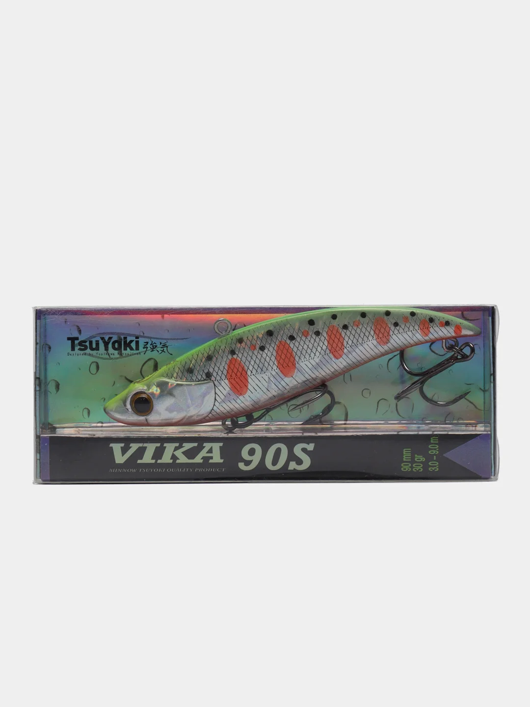 Серый меланж раттлин TsuYoki Vika 90S, 30 г