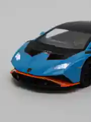 Синий металлическая модель ламборгини, свет, звук, 1:24, 1900-11