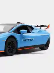 Синий металлическая модель ламборгини, свет, звук, 1:24, 1900-11