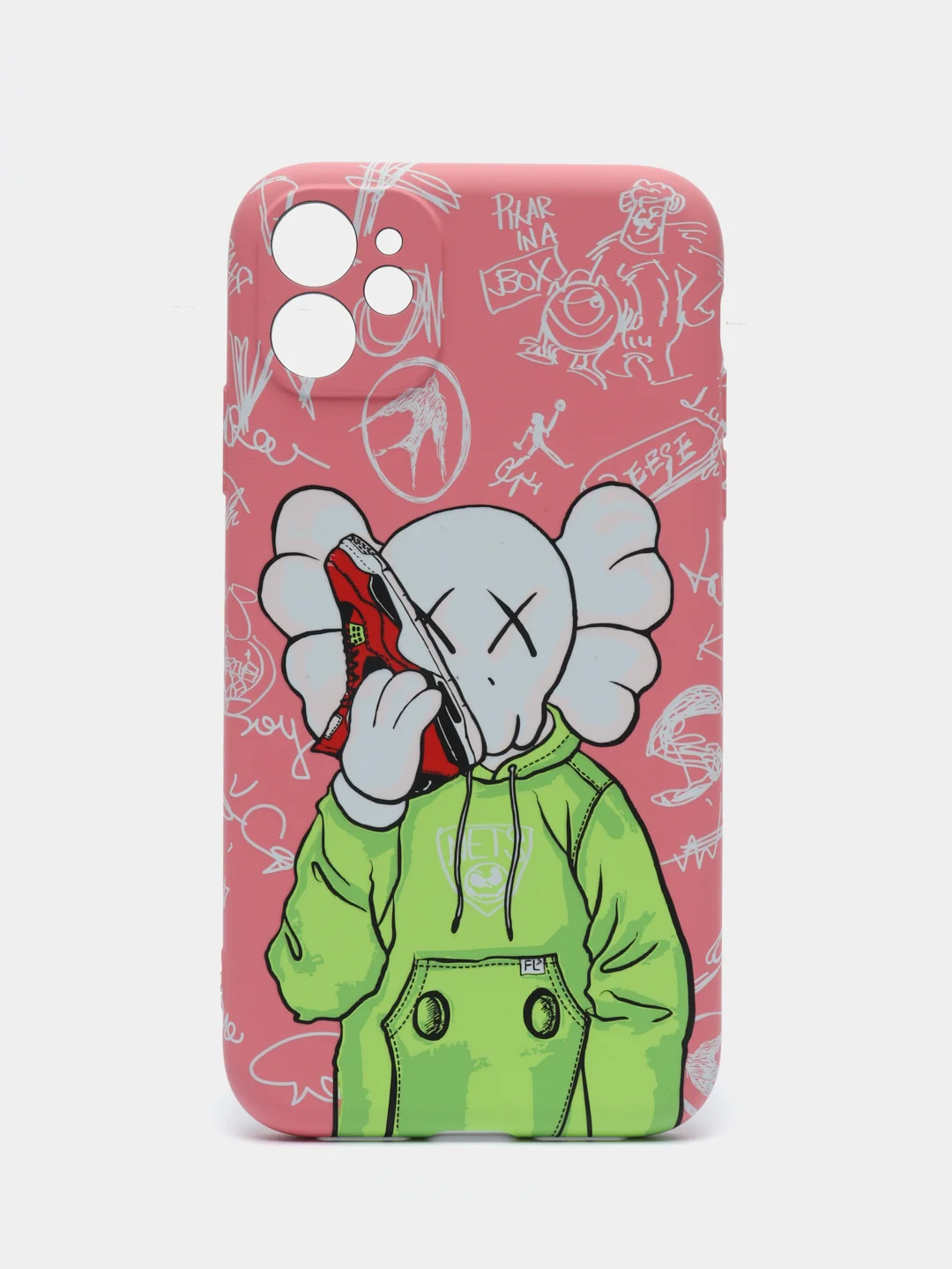 Коралловый меланж чехол для iPhone 11 KAWS