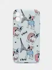 Белый чехол для iPhone 11 KAWS
