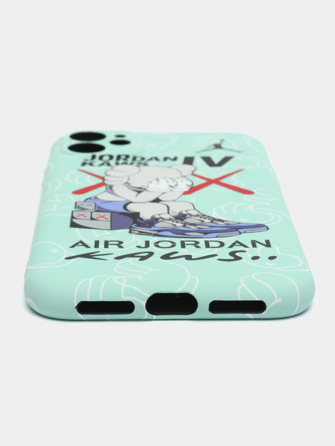 Бирюзовый чехол для iPhone 11 KAWS