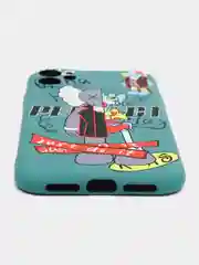 Тёмно-бирюзовый чехол для iPhone 11 KAWS