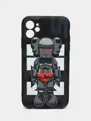 Серый меланж чехол для iPhone 11 KAWS