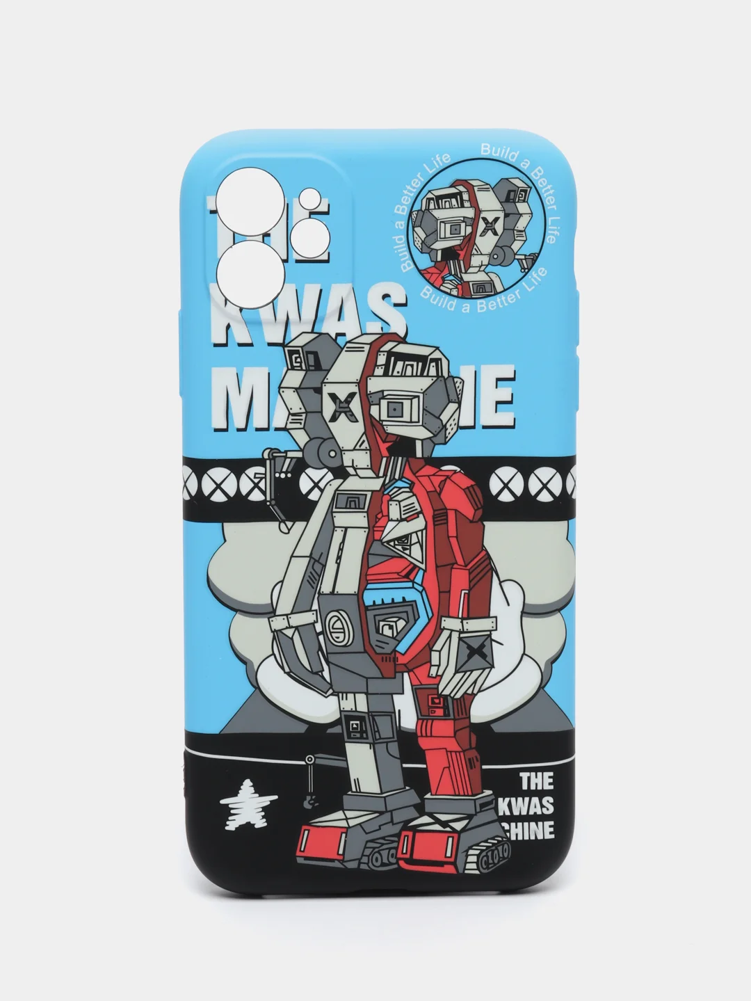 Лазурный чехол для iPhone 11 KAWS