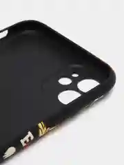 Бордовый чехол для iPhone 11 KAWS