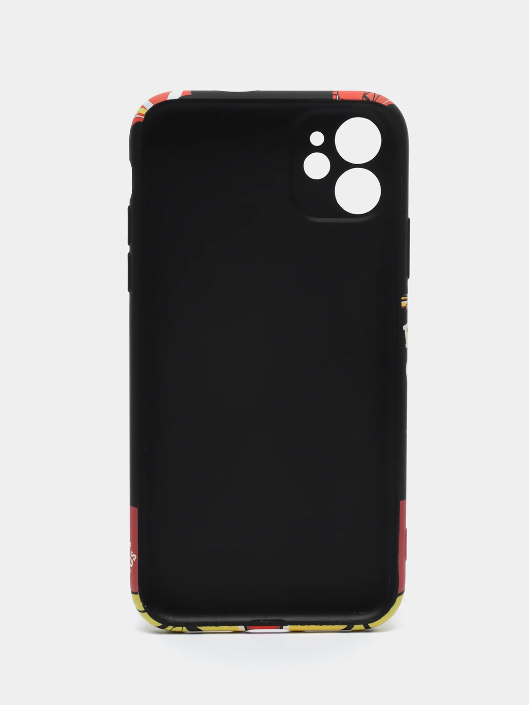 Бордовый чехол для iPhone 11 KAWS