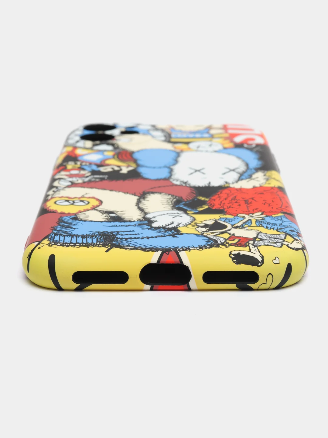 Бордовый чехол для iPhone 11 KAWS