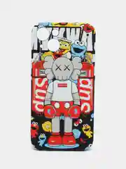 Красный чехол KAWS для iPhone 13